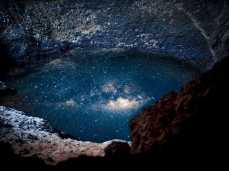 The Cosmos in a hole in the planet